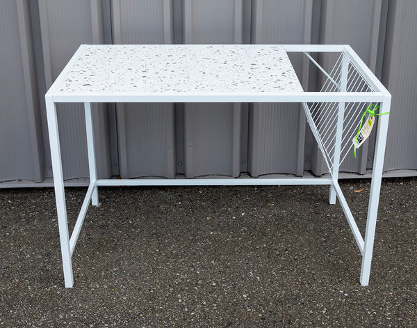 Gilda Metal Desk with Filing Rack