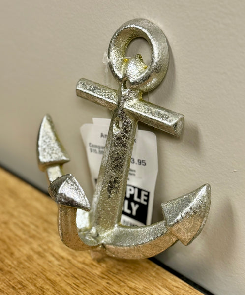 Silver Anchor Hook