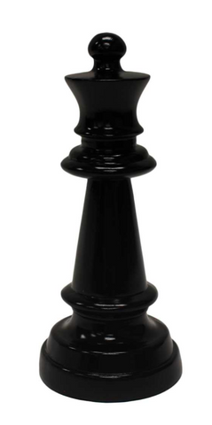 Black Queen Chess Piece Decor