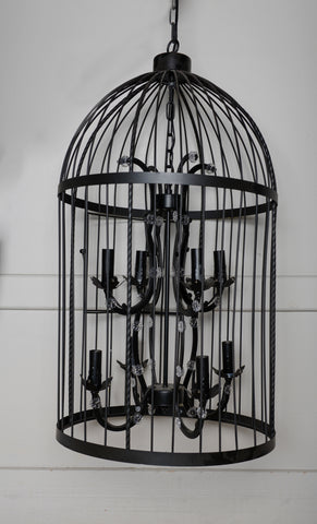 Large Birdcage Chandelier